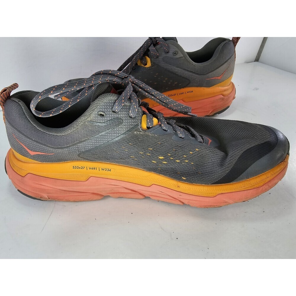 Hoka One One Womens Challenger ATR 6 Gray Shoes Sneaker 9B 1106512 - Picture 8 of 10